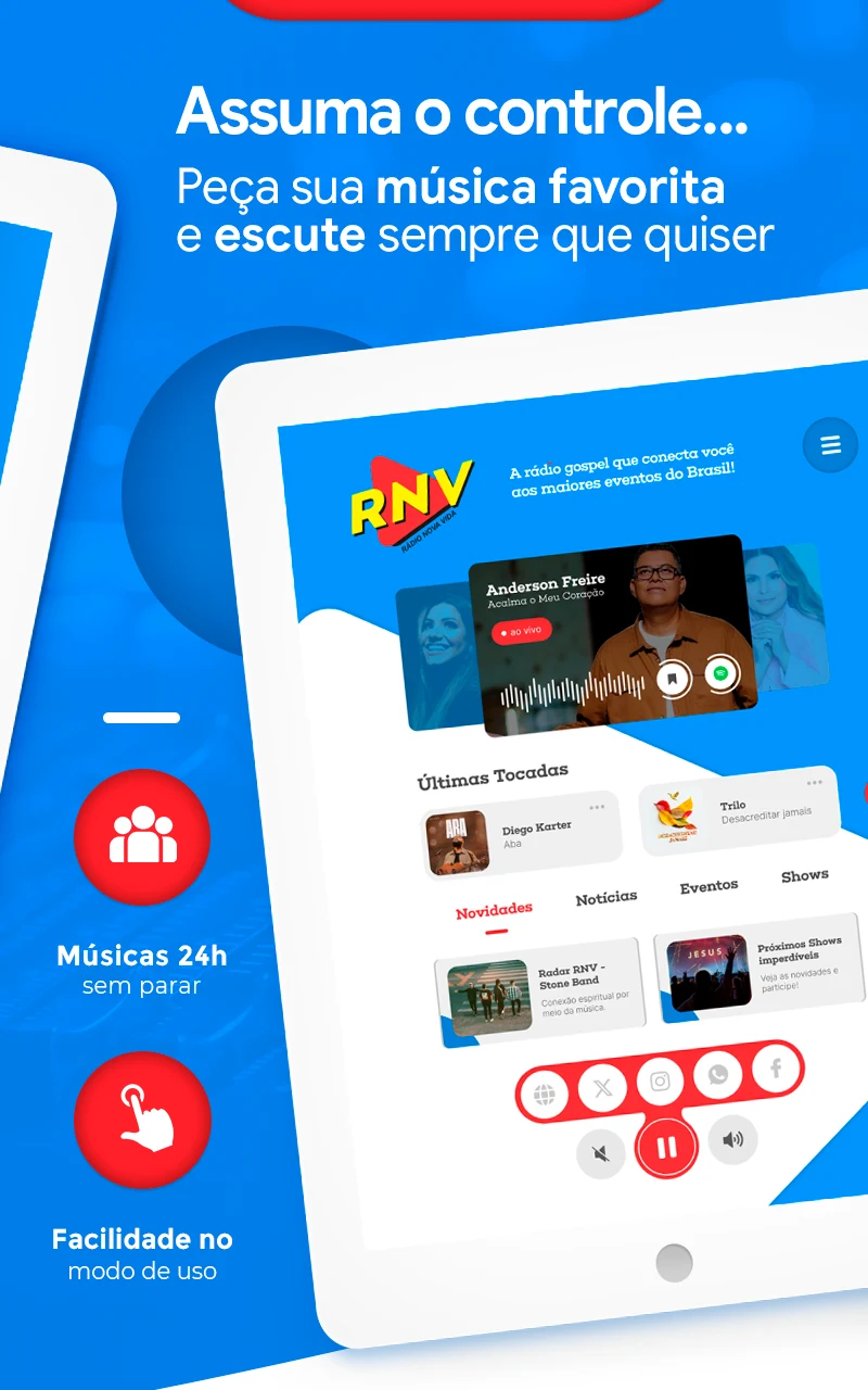 Rádio RNV screenshot