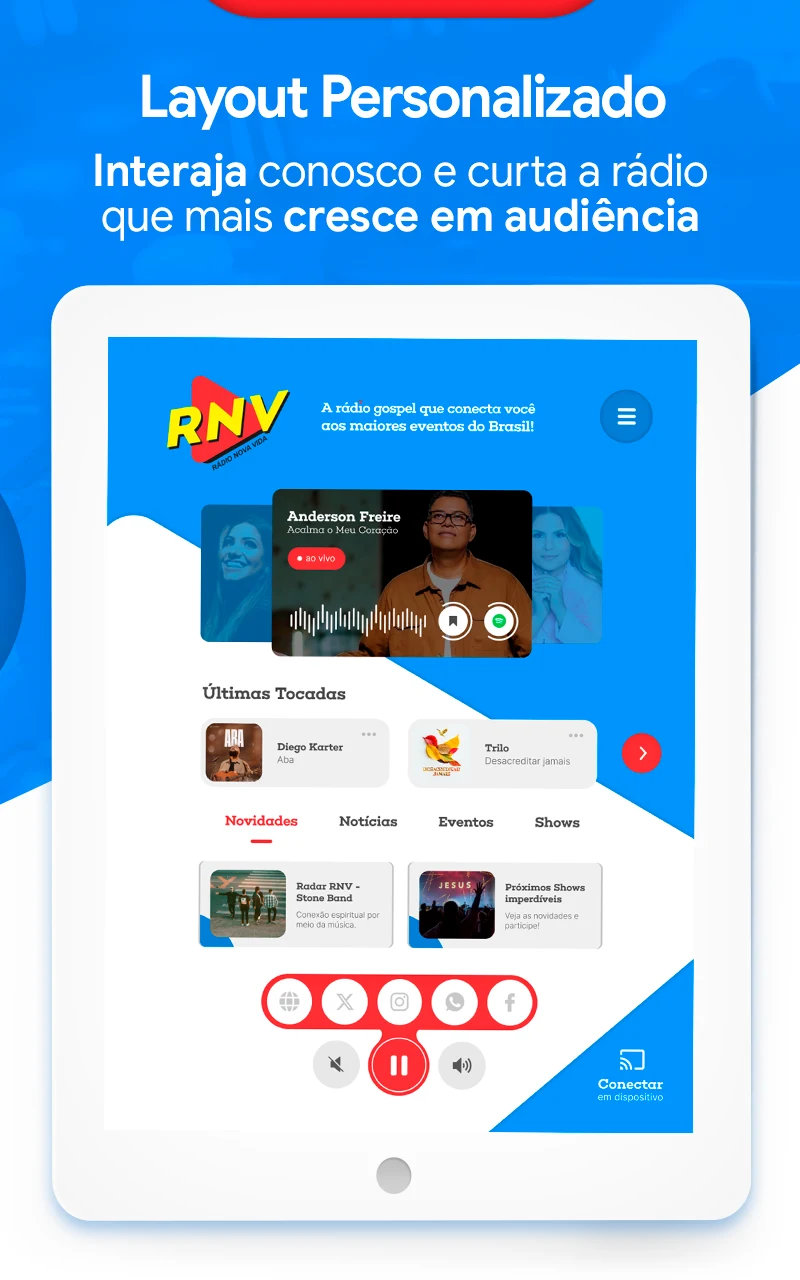 Rádio RNV screenshot